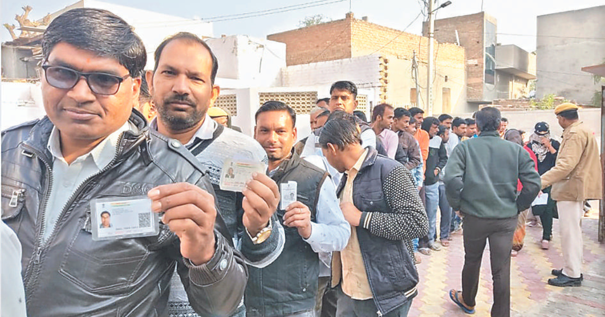 SARDARSHAHAR RECORDS 72.09% VOTER TURN OUT IN BY-ELECTION
